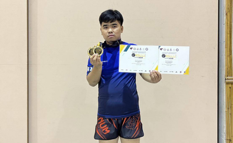นักศึกษา ม.ราชภัฏสุรินทร์ คว้า 2 เหรียญเงินจากการแข่งขัน RSU Ju-Jitsu Open 2023
